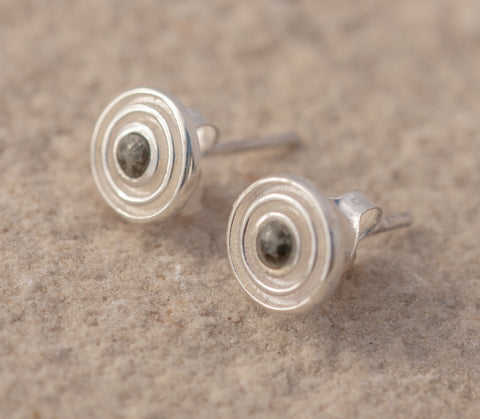 Preseli Bluestone Stonehenge Circle Earrings