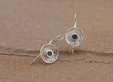 Preseli Bluestone Stonehenge Full Moon Drop Earrings