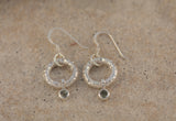 Preseli Bluestone Moon Circles drop Earrings