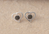 Preseli Bluestone Heart Earrings