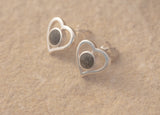 Preseli Bluestone Heart Earrings