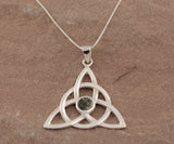 Preseli Bluestone Triquetra Celtic Pendant