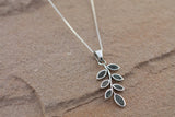 Preseli Bluestone Rowan leaf Pendant