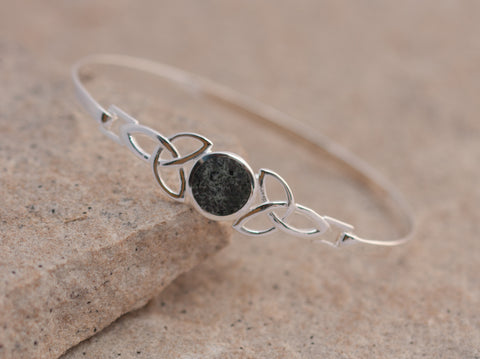 Preseli Bluestone Trinity knot bangle