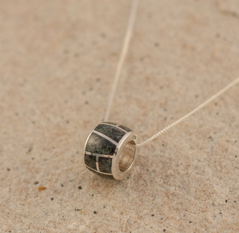 Preseli Bluestone Stonehenge Bead pendant