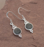 Preseli Bluestone Triquetra earrings, mind, body and spirit