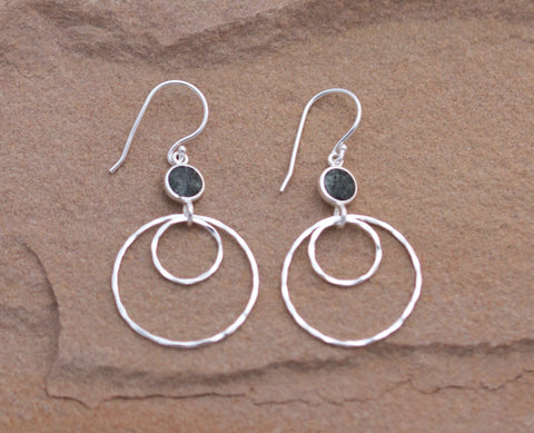 Preseli Bluestone Circle Drop Earrings