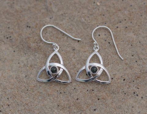 Preseli Bluestone Trinity drop earrings