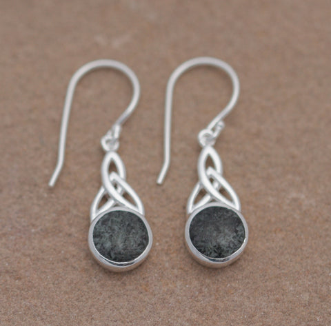 Preseli Bluestone Trinity Knot Earrings
