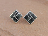 Preseli Bluestone Stonehenge Square Stud Earrings
