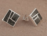 Preseli Bluestone Stonehenge Square Stud Earrings
