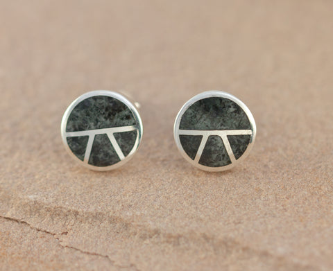 Preseli Bluestone Stonehenge Round stud Earrings
