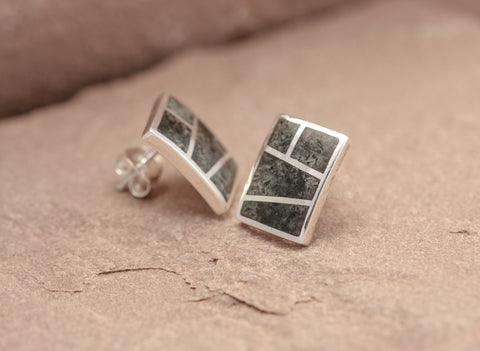 Preseli Bluestone Stonehenge pillar stud Earring