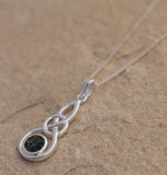 Preseli Bluestone Celtic round knot pendant