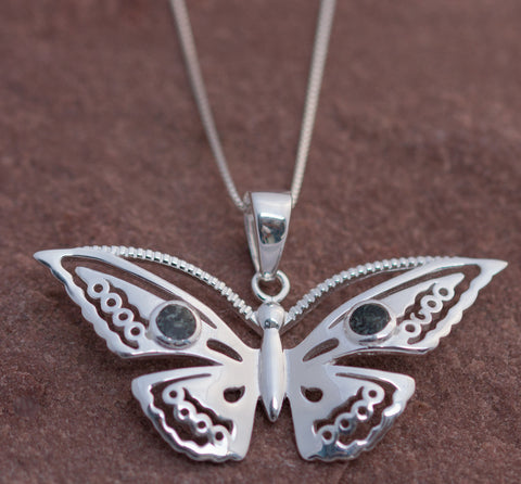Preseli Bluestone Butterfly pendant