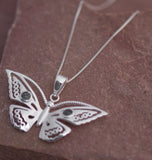 Preseli Bluestone Butterfly pendant
