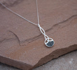 Preseli Bluestone Celtic rope pendant