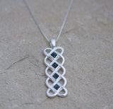 Preseli Bluestone Celtic four stone pendant