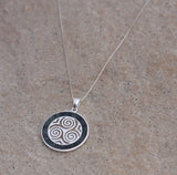 Preseli Bluestone Celtic Triskelion pendant