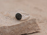 Preseli Bluestone Trinity knot ring large stone