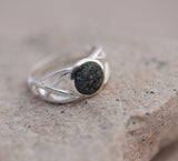 Preseli Bluestone Celtic weave ring
