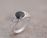 Preseli Bluestone Celtic weave ring