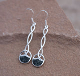 Preseli Bluestone Celtic rope earrings