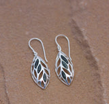 Preseli Bluestone Leaf drop earrings